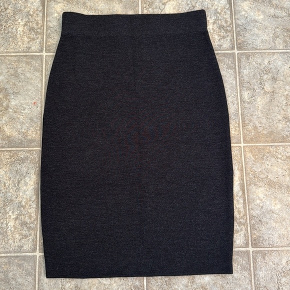 NWT Winser London Milano 100% Merino Wool Career office Pencil Skirt Grey Small - Picture 10 of 13